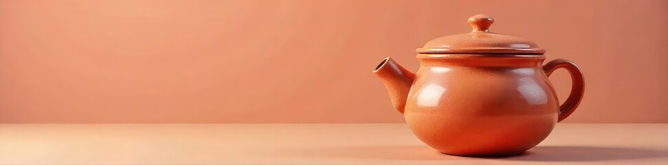 A quirky ceramic pot with a comically oversized, lopsided lid; playful imperfection and unexpected humor , rustic, kitchen