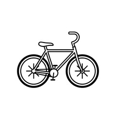 Obraz premium Bicycle Outline Simple Illustration
