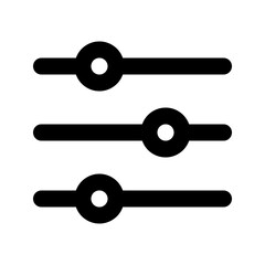 Outline Settings Filter Preferences Icon