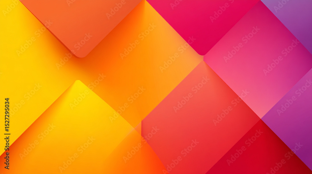 Poster abstract colorful geometric background with vibrant color palette design