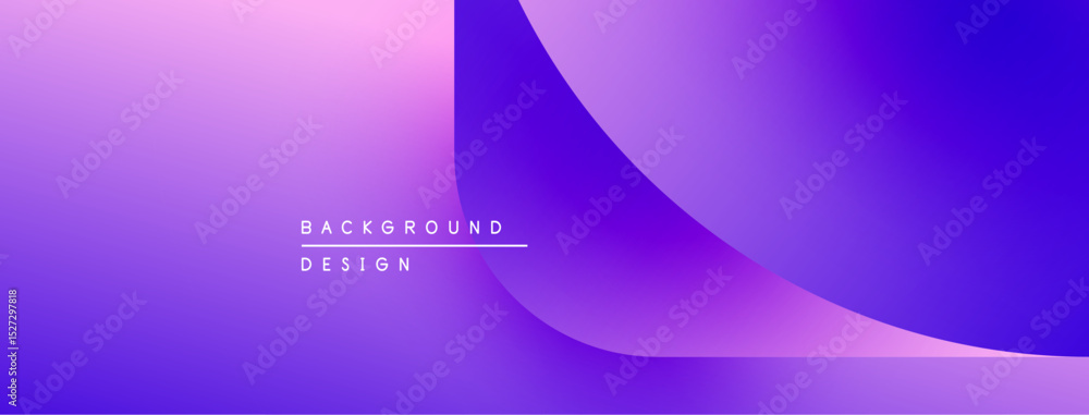 Aufkleber gradient background design. purple hues blend smoothly, creating modern aesthetic. text reads backgr
