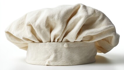 Off-white chef's hat, front view