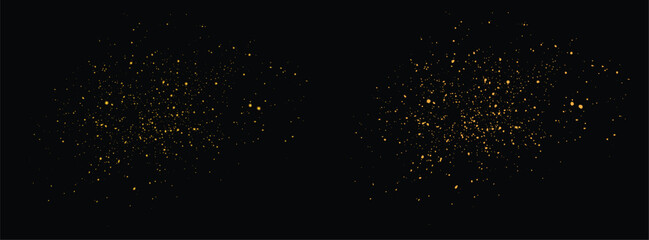 Confetti shiny luxury gold glitter background design element