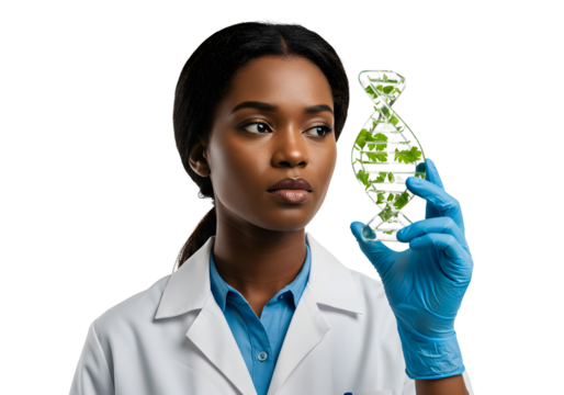 Plant DNA Research Innovative Scientific Healthcare Concept