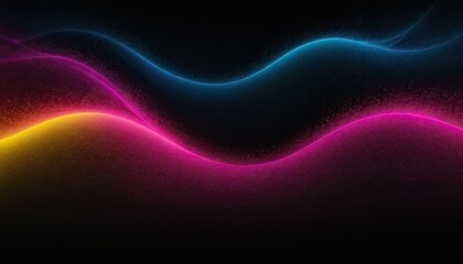 Abstract flowing neon color wave lights background Generative AI AIG21
1