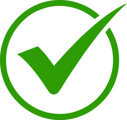 Green Checkmark Food Safety Logo for Quality and Assurance