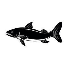 bichir vector silhouette