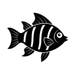 boarfish vector silhouette