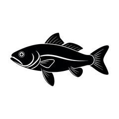 bowfin vector silhouette