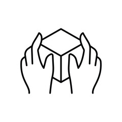 3D Object Icon vector