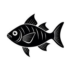 fangtooth vector silhouette