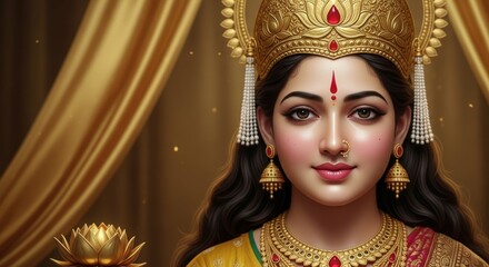 Goddess lakshmi devi diwali hinduism indian culture divine prosperity wealth