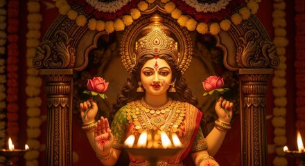 Lakshmi devi goddess hinduism diwali hindu divine deity indian culture india