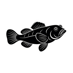 kingfish vector silhouette