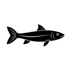 ladyfish vector silhouette