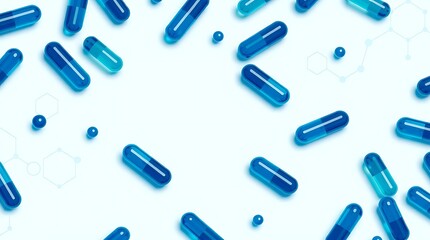 Pharmaceutical Variety – Glossy and Matte Pills in High-Detail Clinical Layout