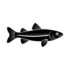 molly fish vector silhouette