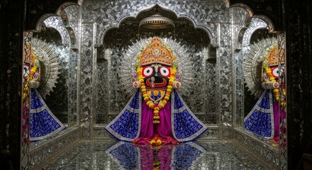 Jagannath temple deity hinduism culture india travel religion god worship shrine