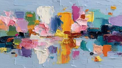 Abstract oil painting suitable for interior decor, wall art, digital backgrounds, print design, book covers, and posters.