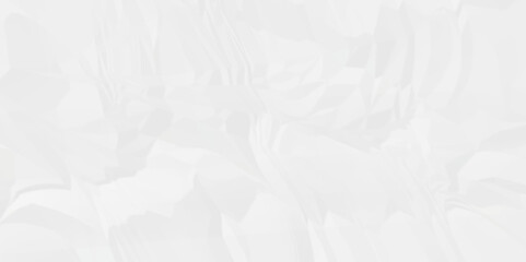 White abstract crumple obsolete billboard rumple. wrinkle ripped creased white crumple aged closeup craft document grunge recycling paper background.	
