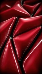 Abstract red geometric pattern
