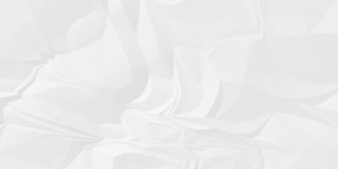 White abstract crumple obsolete billboard rumple. wrinkle ripped creased white crumple aged closeup craft document grunge recycling paper background.	
