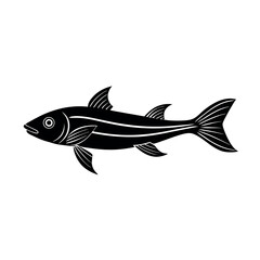 sablefish vector silhouette