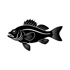 salmon vector silhouette