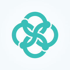 Business corporate abstract unity element vector logo design template