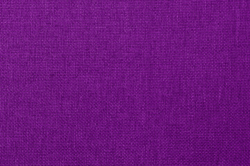Purple fabric cloth texture background, seamless pattern of natural textile.