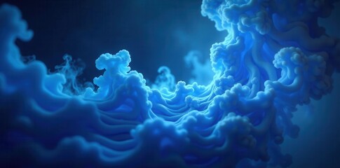 Dark, swirling smoke, glowing blue time vortex, otherworldly vapor trails , otherworldly, haze, dark