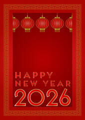 New Year Festival, Greeting Card, Bless, 
Happiness, Celebrate, Send Happiness