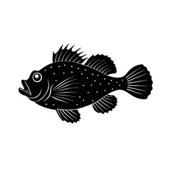 Fototapeta premium surgeonfish vector silhouette