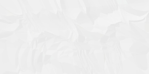 White abstract crumple obsolete billboard rumple. wrinkle ripped creased white crumple aged closeup craft document grunge recycling paper background.	