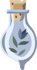 Magic Bottle with Poisonous Herb

