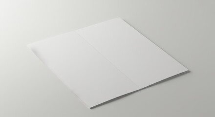 Blank Bifold Restaurant Menu Mockup