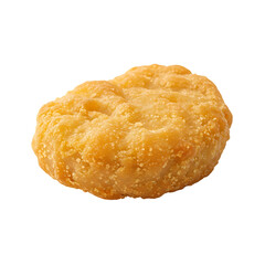 Chicken nugget isolated crispy golden brown delicious fast food snack appetizer kids meal restaurant menu item on transparent background