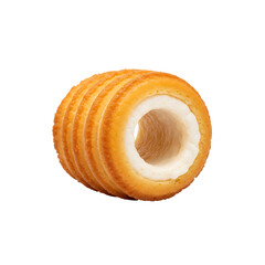 Buy delicious chimney cake trdelník online traditional sweet pastry dessert food hungarian kürtőskalács treat on transparent background