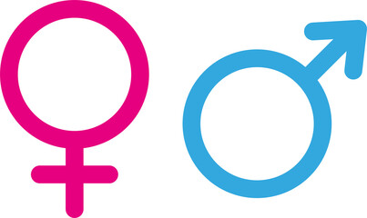male and female signs © Saji