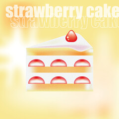 딸기 케이크 (Strawberry cake)