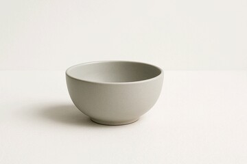 Minimalist Gray Ceramic Bowl