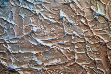 Naklejka premium artwork is a handmade abstract composition featuring expressive brushstrokes, textured layers, and fluid pigment 
