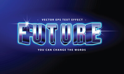future text effect illustration
