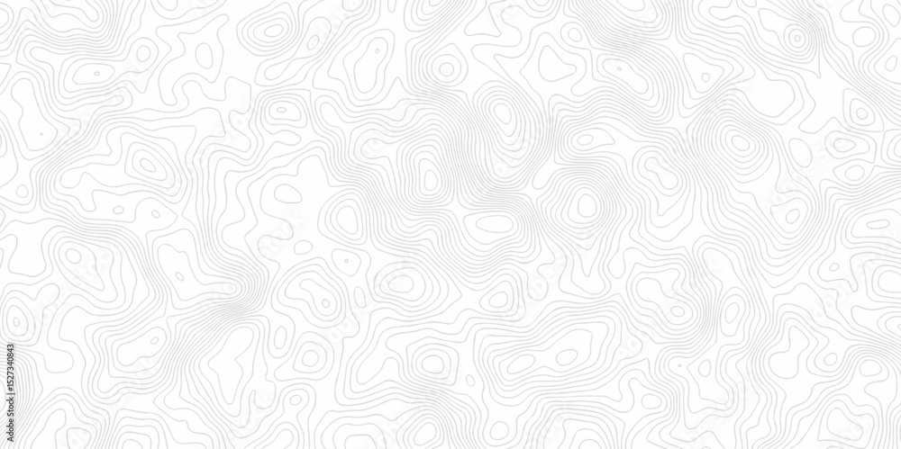 Poster minimal lines topographic contour lines grid map seamless pattern. geographic mountain relief. abstr