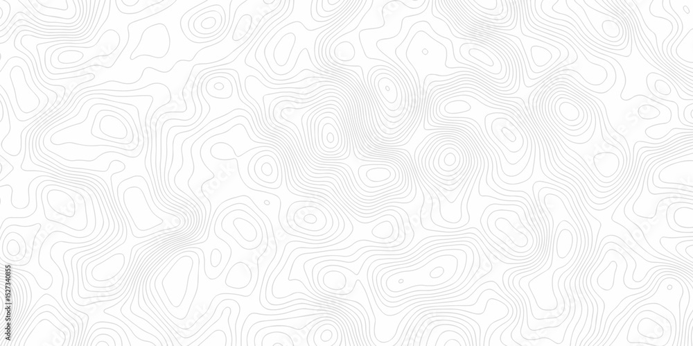 Poster minimal lines topographic contour lines grid map seamless pattern. geographic mountain relief. abstr