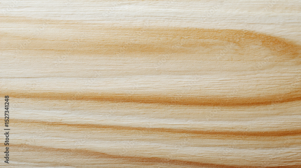 Aufkleber smooth pine wood texture background featuring soft natural grain pattern and warm beige color, creat