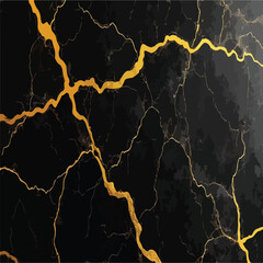 black and golden marbel background