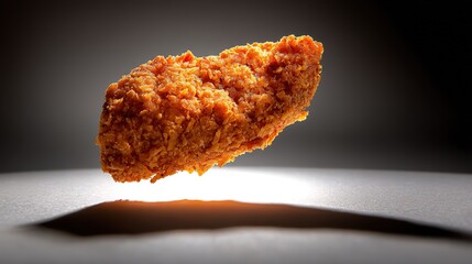 Delicious Crispy Fried Chicken Tenders Closeup Food Photography