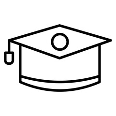 Mortarboard Vector Icon
