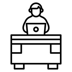 Worker Vector Icon